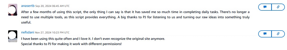 Additional wiki feedback